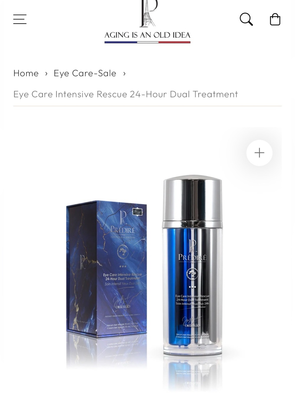 New Predire Paris Eye Care Intensive Rescue Dual Treatment  — Blue - Picture 9 of 16